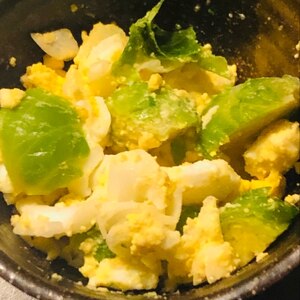 芽キャベツと卵のサラダ